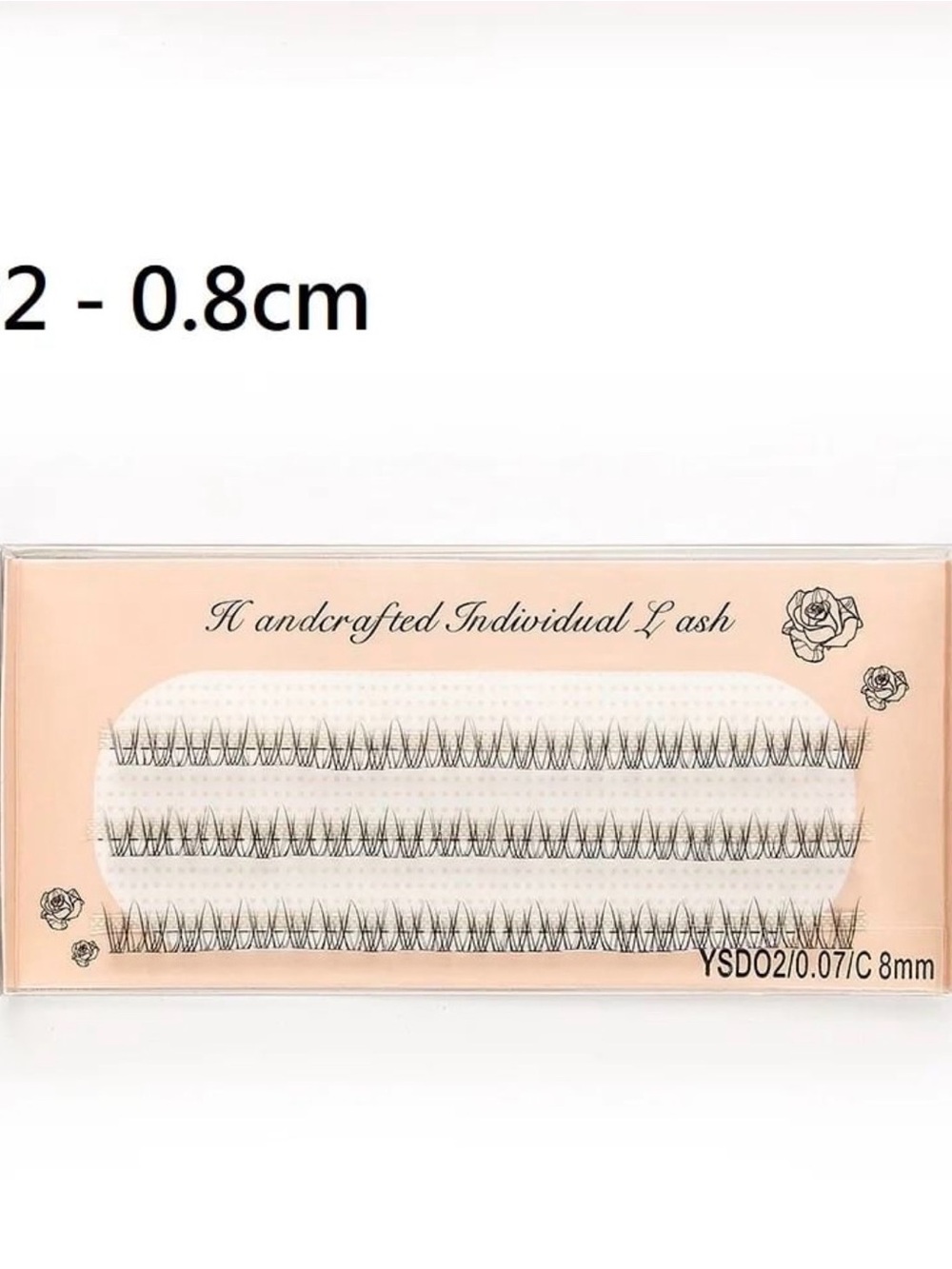 Natural Wispy Cluster False Eyelash Extensions